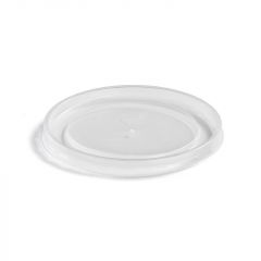 Huhtamaki 89112 Vented High Heat Plastic Lid for 16-32oz Food Containers