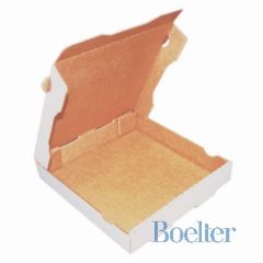Boelter 10102CHICAGO Chicago-Style Red-Checkered Pizza Box - 10" x 10"