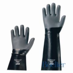 Ansell 103666 Neoprene-Coated Heavy Duty 18" Glove, Large (Size 10)