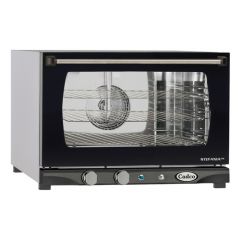 Cadco XAF-113 LineChef Stefania 1/2 Size Convection Oven w/Man. Cntrls