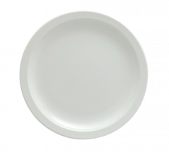 Oneida F8000000133 Buffalo Bright White 8-1/4" Narrow Rim Plate