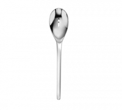 Oneida T483SPTF 9-1/8" Apex Pierced Serving Spoon - 18/10 Stainless