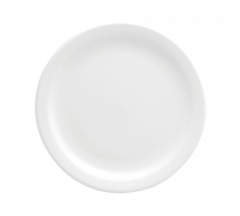 Oneida F8000000150 Buffalo Bright White 10-3/8" Narrow Rim Plate
