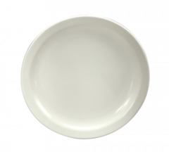 Oneida F9000000132 Buffalo Cream White 8-1/8" Narrow Rim Plate