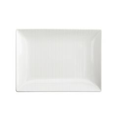 Oneida L6600000360R Lines 11-3/4" White Rectangular Plate
