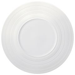 Oneida L5650000162C Manhattan 11-5/8" White Wide Rim Plate