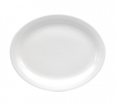 Oneida F9000000343 Buffalo Cream White 9-1/2"X8" Oval Platter