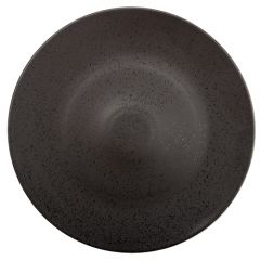 Oneida L6500000155C Lava 11" Black Coupe Plate