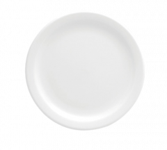 Oneida F8000000143 Buffalo Bright White 9-1/2" Narrow Rim Plate
