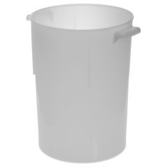 Carlisle 080002 8 Quart White Polyethylene Round Bain Marie Container