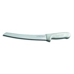 Dexter Russell S147-10SC-PCP Sani-Safe 18173 10" White Scalloped Edge Bread Knife