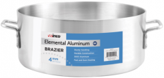 Winco ALB-18 18qt Elemental Aluminum Brazing Pan