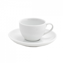 FOH DCS043WHP22 2-1/2oz Seattle Cup and Saucer Set