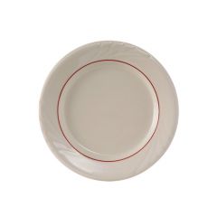 Tuxton YBA-062 Monterey 6-1/4" Eggshell Wide Rim Plate