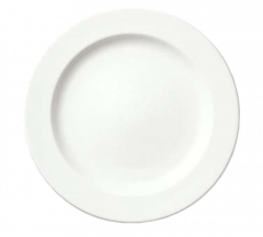 Syracuse 905356826, Slenda Medium Rim Dinner Plate, 9-3/4", White