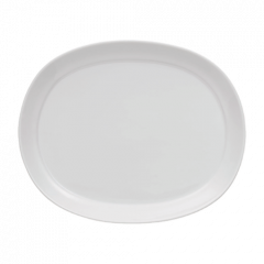 Oneida F9360000355 Perimeter 10-1/4" long Oval Coupe Platter, White