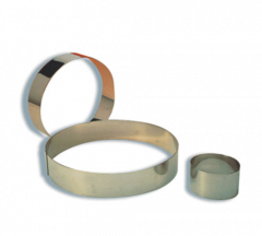 Matfer 371411 Round Mousse Ring, 10-1/4" ID x 1-3/4"H