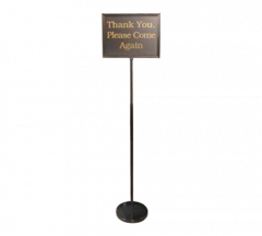FMP 280-1729 Message/Director Sign w/ Floor Stand
