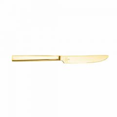 Oneida B408KDTF 9-1/2" Chef's Table Gold Dinner Knife, 18/0 Stainless