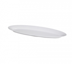 G.E.T. OP-2280-W Milano White 22 1/2" x 8" Oval Platter