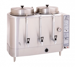 Wilbur Curtis RU-1000-20 Twin 10.0 Gallon 3 PH Automatic Coffee Urn