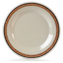 Carlisle 43011908 Durus® Melamine Wide Rim Dinner Plate, 10-1/2", Sierra on Sand