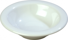 Carlisle 3304202 Sierrus 4-1/2 oz Rimmed Fruit Bowl, White