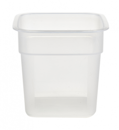 Cambro 1SFSPROPP190 CamSquare 1qt FreshPro Food Container