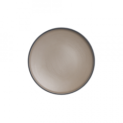 Steelite 7810JB025 Creations Melamine 6.625" dia. Round Plate, Sandstone