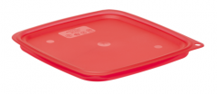 Cambro SFC6FPPP266 Lid for 6qt & 8qt FreshPro Food Containers, Square, Red