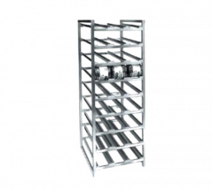 Channel CSR-9 Full-Size Aluminum Can Rack - 162 #10 Can Cap