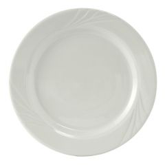 Tuxton YPA-102 Sonoma 10-1/4" Wide Rim Plate, White