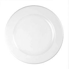Churchill WH VF101 Profile 10-1/4" Footed Plate, White