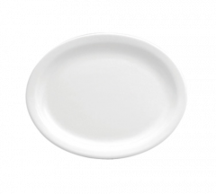 Oneida F8000000375 Buffalo Bright White 13-1/2"X10-3/16" Oval Platter