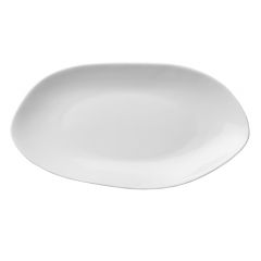 Oneida L6700000342 Lancaster Garden 9-3/4" Irregular Oval Plate, Warm White