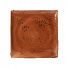 Steelite 11330553 Craft Terracotta 10-1/2" Square Platter