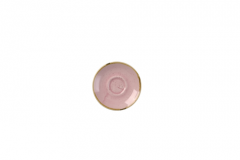 Churchill SPPSESS 1 Stonecast Petal Pink 4-1/2" Espresso Saucer
