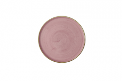 Churchill SPPSWP261 Stonecast Petal Pink 10-1/4" Walled Plate