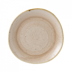 Churchill SNMSOG8 1 Stonecast Nutmeg Cream 8-1/4" Round Trace Plate
