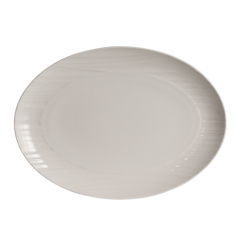 Steelite 4412RF044 Ruche 9"X6-3/8" Oval Platter, White