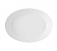 Bauscher 282036 Come4Table 14"X10-1/4" Oval Platter, White