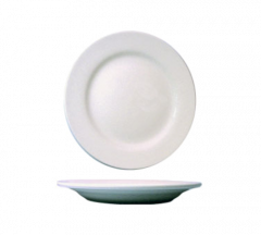 ITI DO-5 Dover 5-1/2" Wide Rim Plate, European White