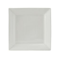 Tuxton FPH-0845 Pacifica 8-1/2" Square Plate, Porcelain White