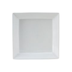 Tuxton FPH-0965 Pacifica 9-3/4" Square Plate, Porcelain White