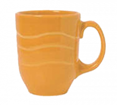 Libbey 903033004 Cantina 11oz Carved Mug, Saffron