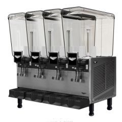 Vollrath VBBE4-37-S Pre-Mix Refrigerated Beverage Dispenser, (4) 5.3 Gallon Bowls