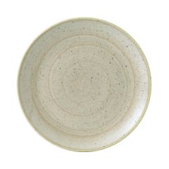Churchill SNMSEV101 Stonecast Nutmeg Cream 10-1/4" Coupe Plate