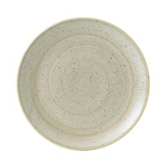 Churchill SNMSEV111 Stonecast Nutmeg Cream 11-1/4" Coupe Plate