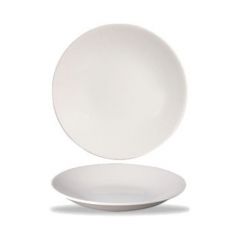 Churchill WHBALD251, Bamboo Coupe Plate, 10", White