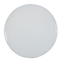 Costa Nova PEP331-WHI Pearl 13-1/2" Charger Plate/Platter, White